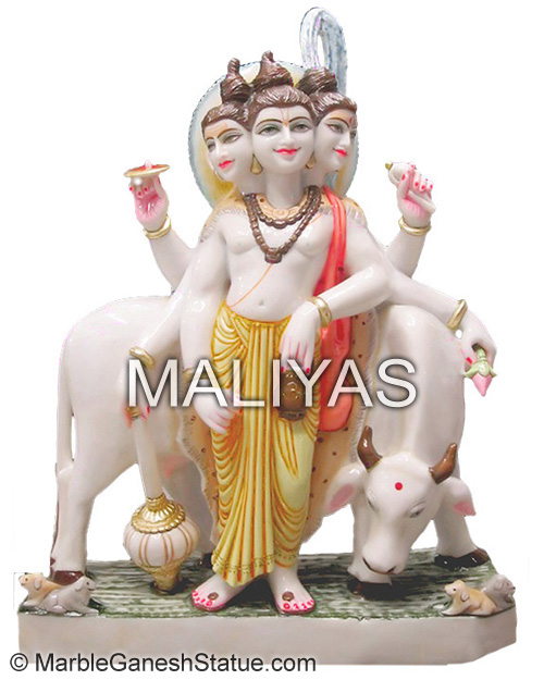 Duttatreya Bhagwan Marble Statue