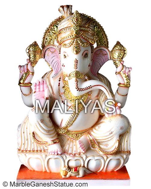 Ganesh Ji Marble Idol