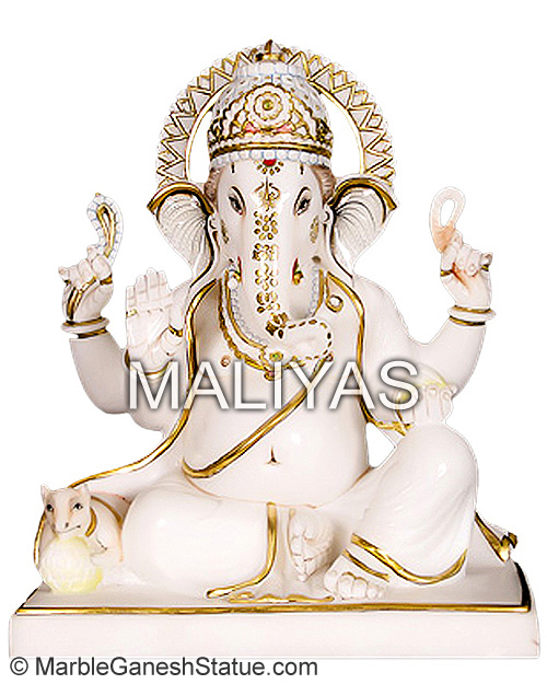 Ganesh Ji Marble Idol