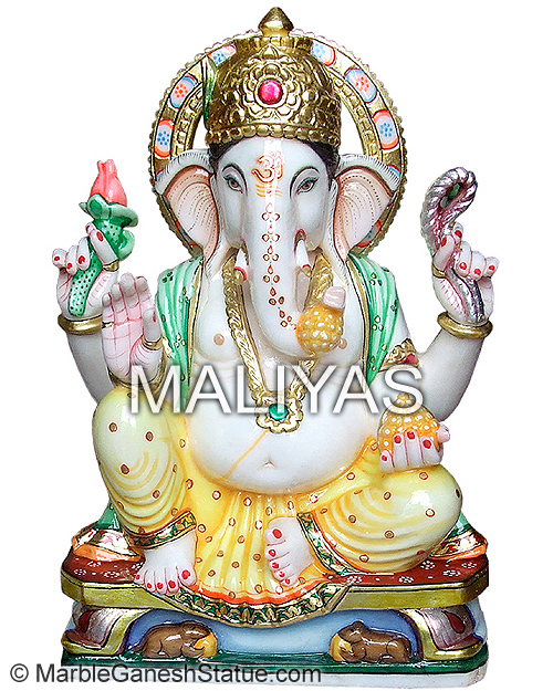 Ganesh Statue from Spotless Marble