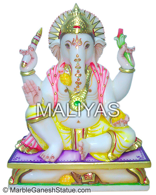 Exclusive Marble Ganesha Statue