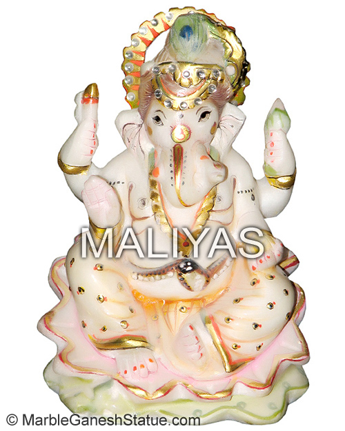 Ganpati Marble Moorti