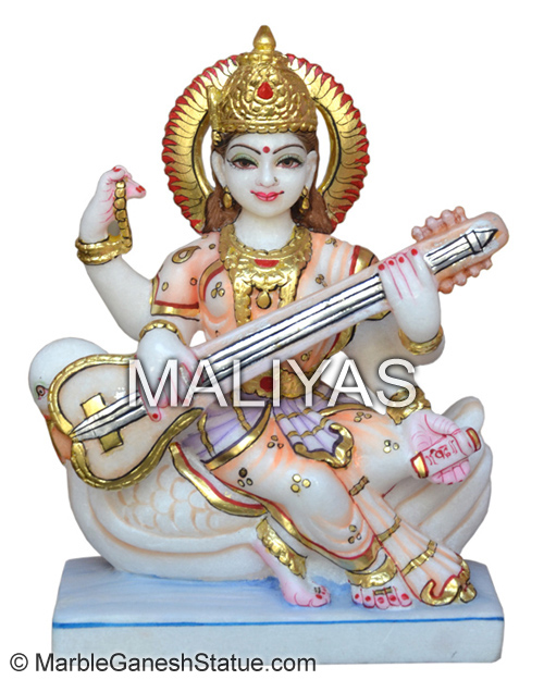 Hindu Sarasvati Statues