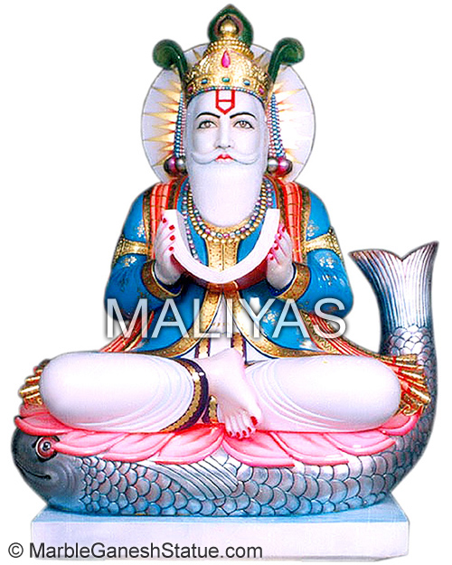 Jhulelal Marble Murti