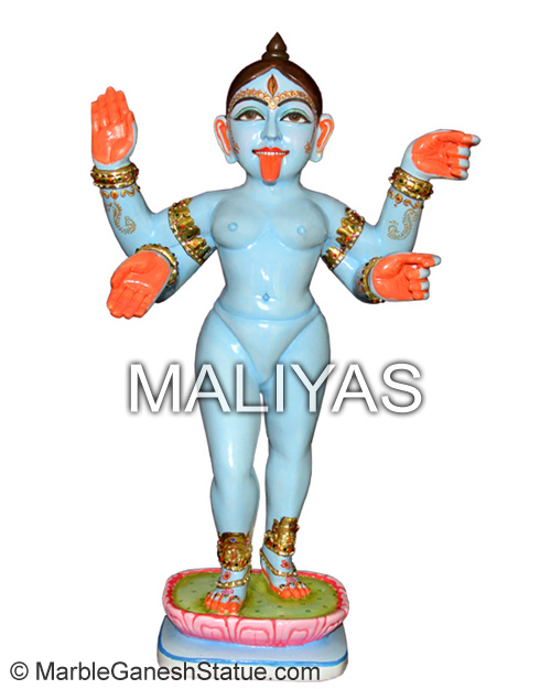 Kali Mata Marble Idol
