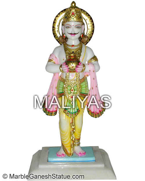 Kuber Ji Marble Murti