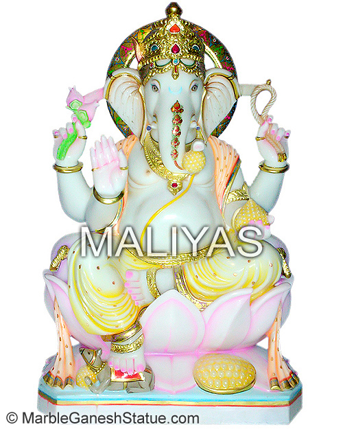 Marble Ganesh Sculpture