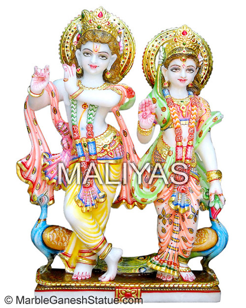 Lord Jugal Radha Krishna Statue
