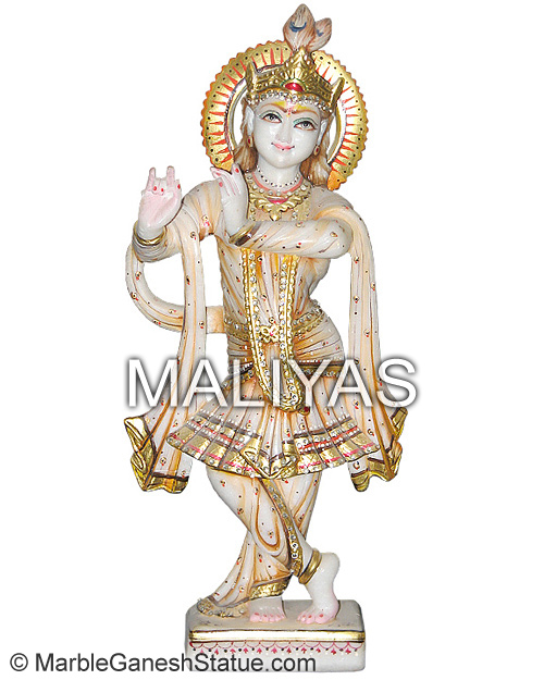 Lord krishna marble statue online