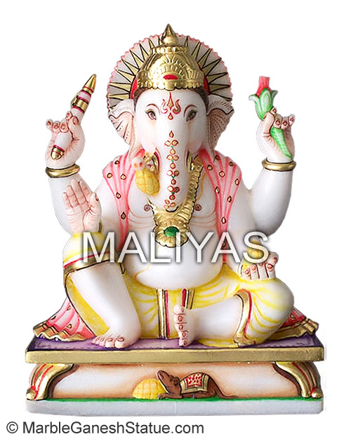 Makrana Marble Ganesh Ji Statue