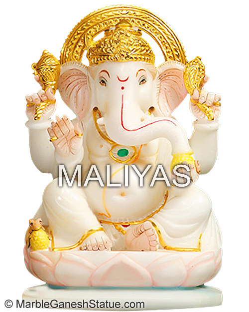 Makrana Marble Ganesh Ji Statue