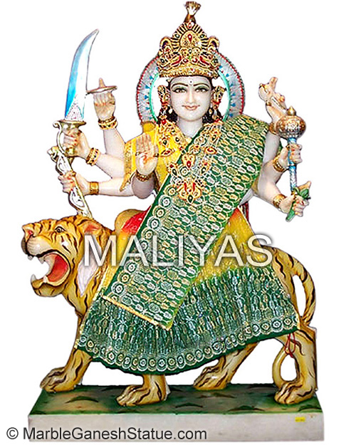Marble Durga Statue