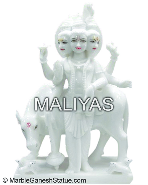 Marble Duttatreya Statue