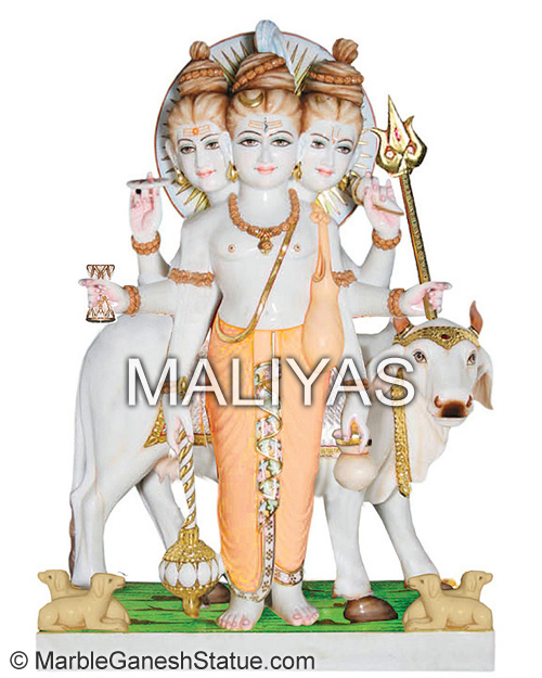 Marble Duttatrya Moorti