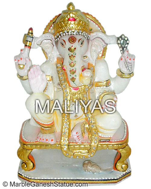 Marble Ganesh Murti