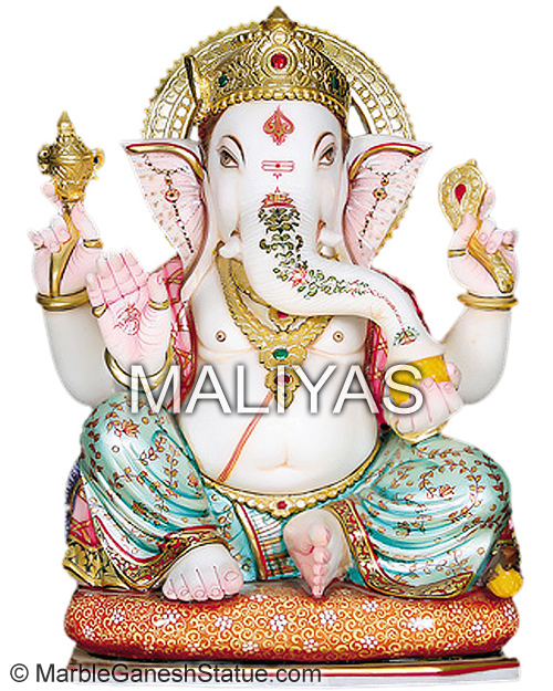 Marble Ganesha God Statue
