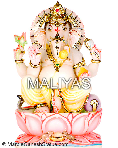 Marble Ganesha God Statue