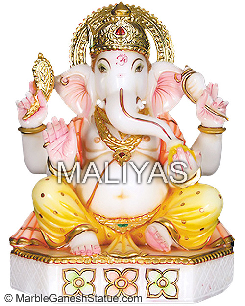 Marble Idol Ganesh Statue