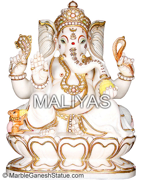 Marble Idol of Lord Ganesha