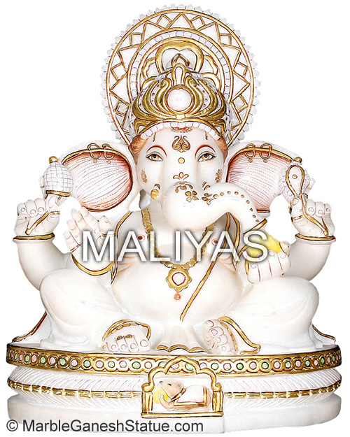 Marble Idol of Lord Ganesha