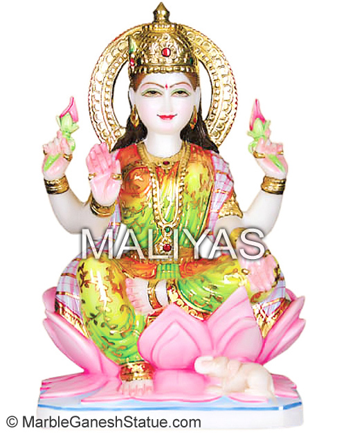 Marble Lakshmi Maa Statue