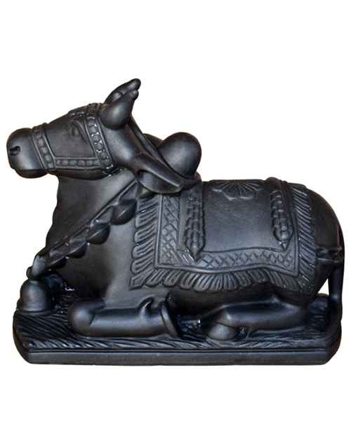 Marble Nandi Statue