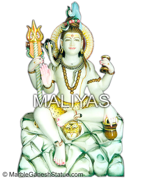 Marble Shankar Statue
