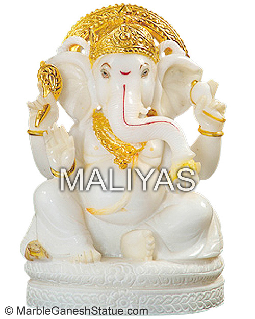 Marble Statue of Lord Ganesh