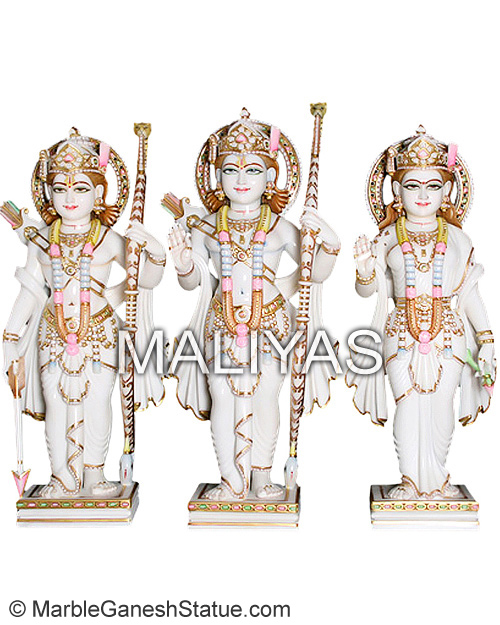Marble Statue of Ram Darbar