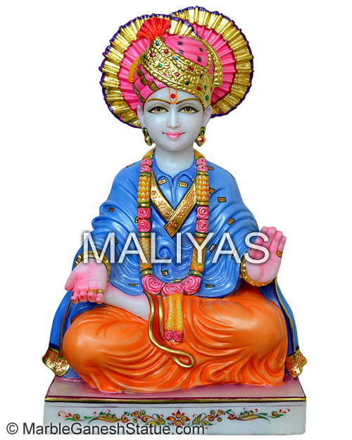 Marble Swami Narayan Statue