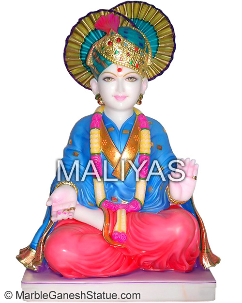 Marble Swaminarayan Statue