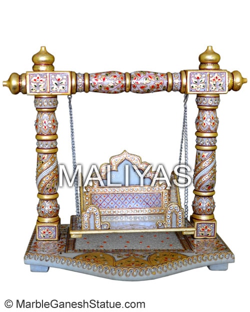 Marble Swing Jhula for Laddu Gopal