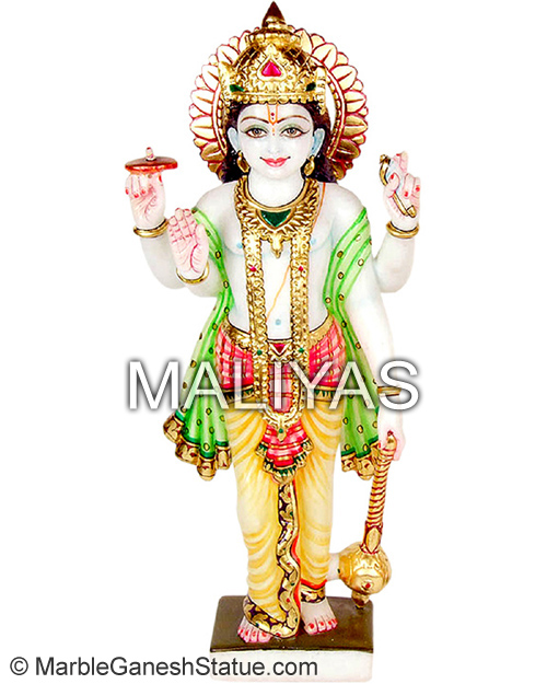 Marble Vishnu Statue