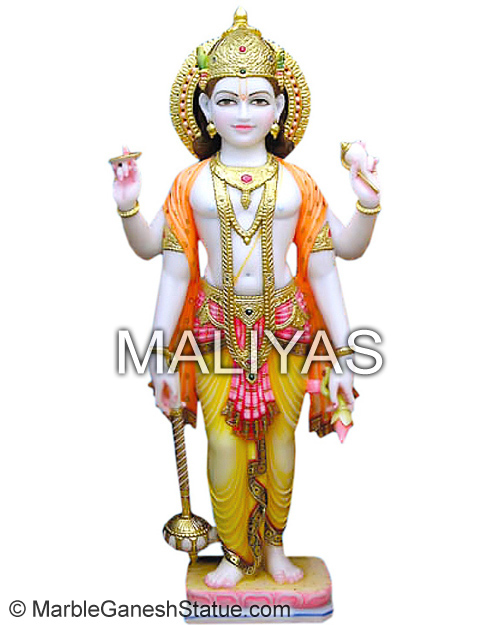 Marble Vishnu Statue