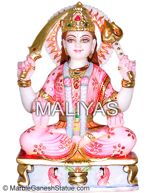 Marble santoshi mata Moorti