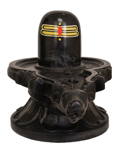 Marble stone shivling Statue