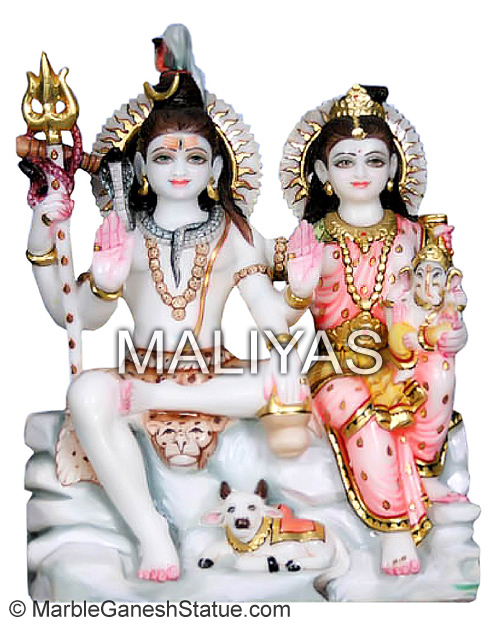 Shiva Parvati Statues