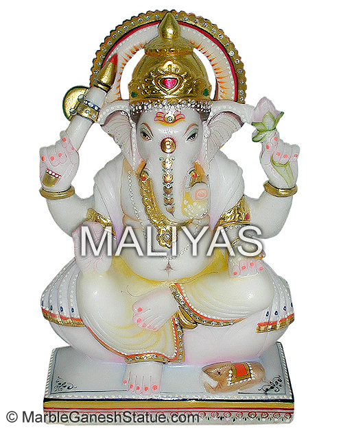 Statue of Ganapathi from Marble