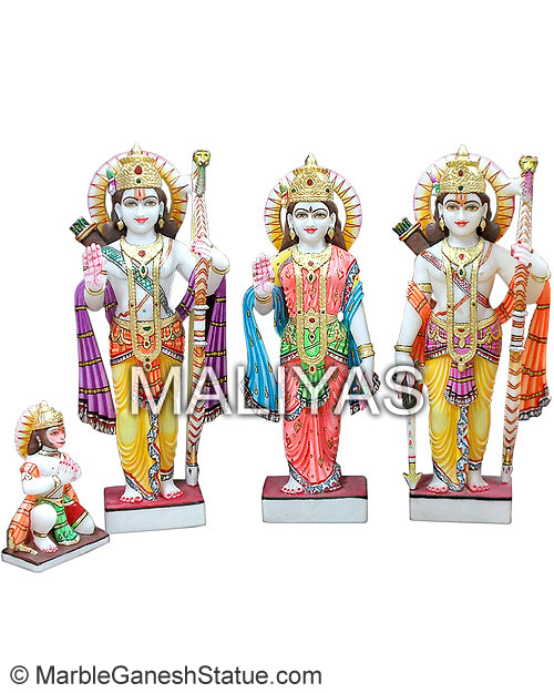 White Makrana Marble Ram Darbar