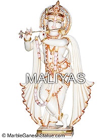 Hindu God Krishna Statue