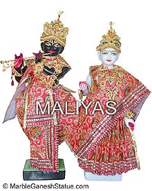 Iskcon Radha Krishna with Dresses