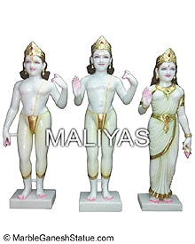 Iskcon Ram Darbar statues