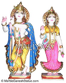 Marble God Statue Radha Krishna