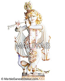 Marble Radha Krishna Moorti