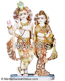 Marble Murti Radha Krishna