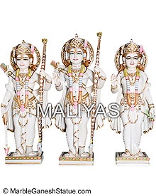 Marble Statue of Ram Darbar