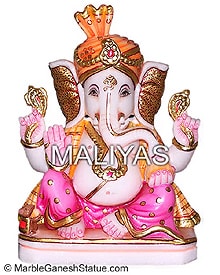 Marble Vinayak Statue