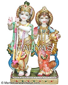 Radha krishna marble statue jaipur