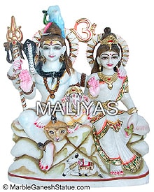 Shiv Parvati Statue